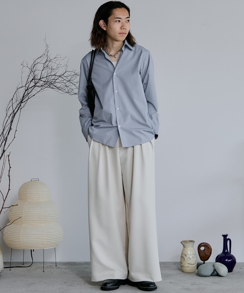 MICRO SPAN BASIC DRESS SHIRT（シャツ/ブラウス）｜WYM LIDNM（ウィム