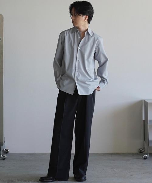 MICRO SPAN BASIC DRESS SHIRT（シャツ/ブラウス）｜WYM LIDNM（ウィム