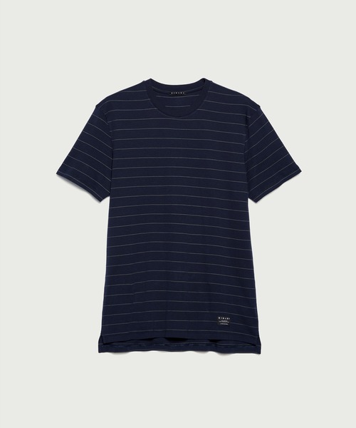 SISLEY(シスレー)の「ボーダーロゴ半袖Tシャツ・カットソー(Tシャツ/カットソー・メンズ・ネイビー・SMALL/MEDIUM/LARGE/X-LARGE)」の6枚目の写真