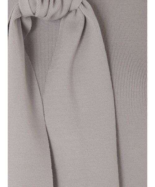 MERCURYDUO（マーキュリーデュオ）の「総針ボウタイ付ノースリーブニット（ニット/セーター・レディース・オフホワイト/ベビーピンク/ラベンダー・FREE）」の14枚目の写真