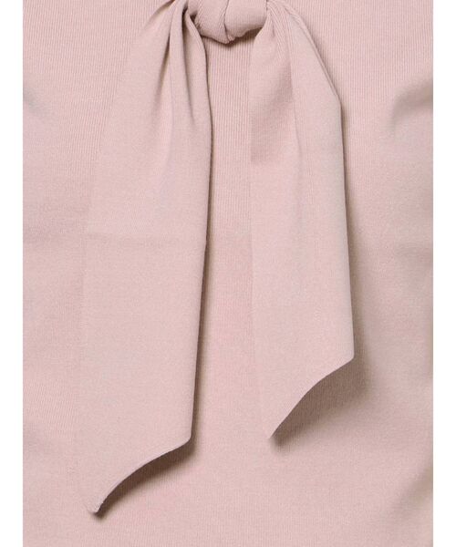 MERCURYDUO（マーキュリーデュオ）の「総針ボウタイ付ノースリーブニット（ニット/セーター・レディース・オフホワイト/ベビーピンク/ラベンダー・FREE）」の18枚目の写真