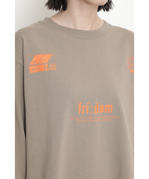 mici（ミチ）の「(mici)プリントロンT（Tシャツ/カットソー・レディース・ホワイト系その他/ベージュ・ONE SIZE）」の10枚目の写真