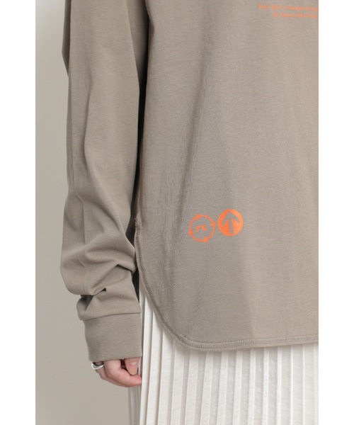 mici（ミチ）の「(mici)プリントロンT（Tシャツ/カットソー・レディース・ホワイト系その他/ベージュ・ONE SIZE）」の12枚目の写真