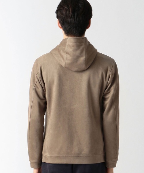 NICOLE CLUB FOR MEN（ニコルクラブフォーメン）の「スウェードジップアップパーカ（パーカー・メンズ・ブラック/シルバーグレー/グレー系/ライトベージュ・LARGE/X-LARGE/MEDIUM）」の19枚目の写真