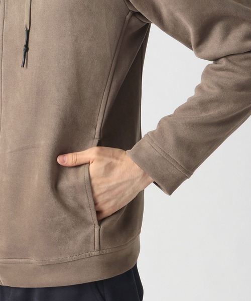 NICOLE CLUB FOR MEN（ニコルクラブフォーメン）の「スウェードジップアップパーカ（パーカー・メンズ・ブラック/シルバーグレー/グレー系/ライトベージュ・LARGE/X-LARGE/MEDIUM）」の15枚目の写真