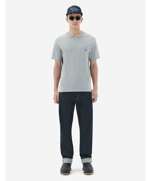 Maison Kitsune(メゾンキツネ)の「NAVY FOX PATCH CLASSIC POCKET TEE-SHIRT(Tシャツ/カットソー・メンズ・ホワイト/ブラック/ネイビー/グレー・M/XS/S/L/XL)」の7枚目の写真