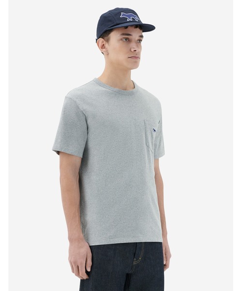 Maison Kitsune(メゾンキツネ)の「NAVY FOX PATCH CLASSIC POCKET TEE-SHIRT(Tシャツ/カットソー・メンズ・ホワイト/ブラック/ネイビー/グレー・M/XS/S/L/XL)」の6枚目の写真