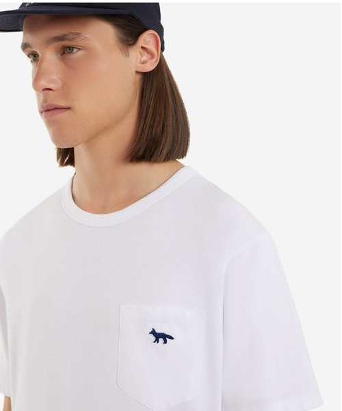 Maison Kitsune(メゾンキツネ)の「NAVY FOX PATCH CLASSIC POCKET TEE-SHIRT(Tシャツ/カットソー・メンズ・ホワイト/ブラック/ネイビー/グレー・M/XS/S/L/XL)」の17枚目の写真