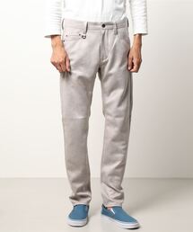 HIDEAWAYS NICOLE | レザー調プリントスウェードパンツ(その他パンツ)