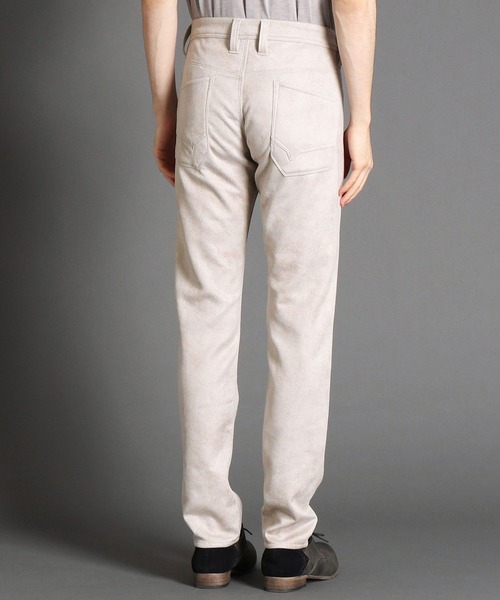 HIDEAWAYS NICOLE（ハイダウェイニコル）の「レザー調プリントスウェードパンツ（その他パンツ・メンズ・ブラック/グレイッシュベージュ/シルバーグレー・MEDIUM/X-LARGE/LARGE/SMALL）」の9枚目の写真