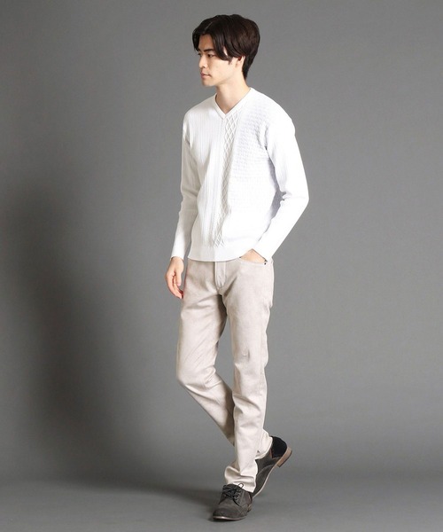 HIDEAWAYS NICOLE（ハイダウェイニコル）の「レザー調プリントスウェードパンツ（その他パンツ・メンズ・ブラック/グレイッシュベージュ/シルバーグレー・MEDIUM/X-LARGE/LARGE/SMALL）」の18枚目の写真