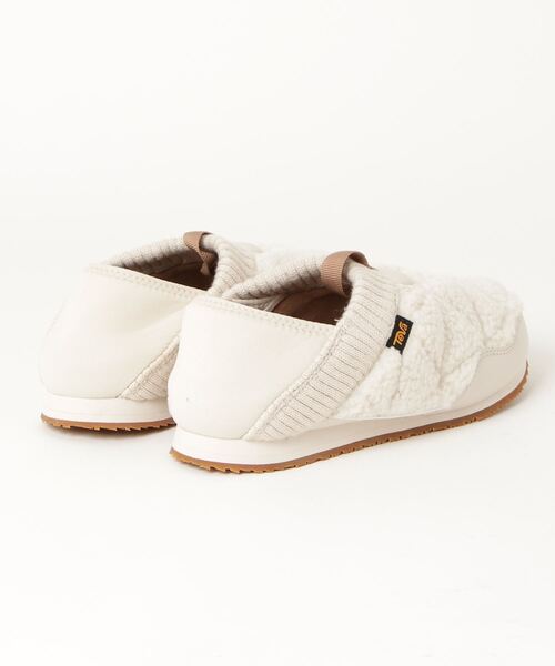 Teva（テバ）の「TEVA RE EMBER MOC FLEECE / テバ リ エンバーモック フリース（スニーカー・メンズ・ホワイト/ベージュ/ブラック・23.0cm/24.0cm/25.0cm/26.0cm/27.0cm/28.0cm）」の5枚目の写真