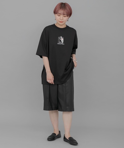 SENSE OF PLACE by URBAN RESEARCH（センスオブプレイスバイアーバンリサーチ）の「『別注』Ryo Kaneyasu×SENSE OF PLACE　T-SHIRTS A（Tシャツ/カットソー・メンズ・ブラック/ホワイト/ライトベージュ・MEDIUM/X-LARGE/LARGE）」の14枚目の写真