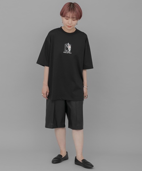 SENSE OF PLACE by URBAN RESEARCH（センスオブプレイスバイアーバンリサーチ）の「『別注』Ryo Kaneyasu×SENSE OF PLACE　T-SHIRTS A（Tシャツ/カットソー・メンズ・ブラック/ホワイト/ライトベージュ・MEDIUM/X-LARGE/LARGE）」の15枚目の写真