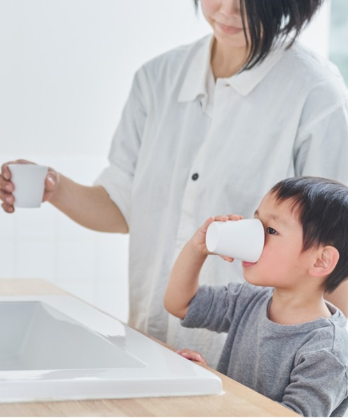 +d（プラスディー）の「オー!!マウスウォッシュカップ＆スタンド（バス/トイレグッズ・レディース・ホワイト系その他/ブルー系その他・FREE）」の3枚目の写真