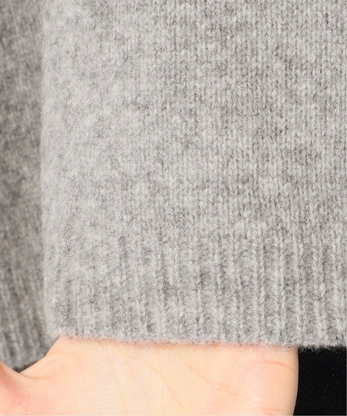 IENA(イエナ)の「ウールカシミヤ脇スリットタートルネックプルオーバー◆(ニット/セーター・レディース・ナチュラル/ネイビー/グレー・FREE)」の16枚目の写真