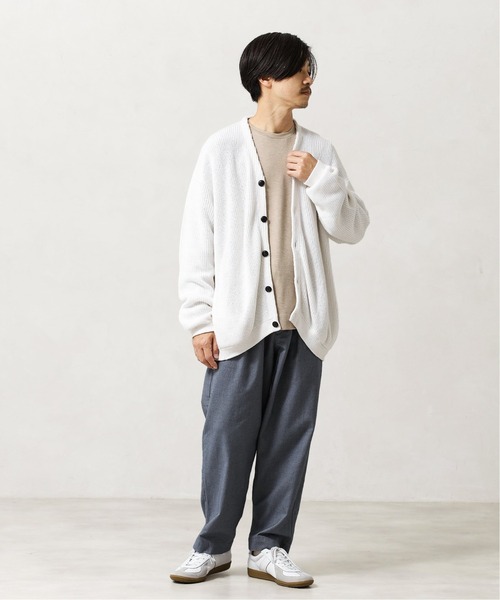 417 EDIFICE（フォーワンセブンエディフィス）の「◆コットンカシミヤ アゼ カーディガン（カーディガン/ボレロ・メンズ・グレー/グレー系その他/ブルー/オレンジ/ホワイト・SMALL/MEDIUM/LARGE）」の12枚目の写真