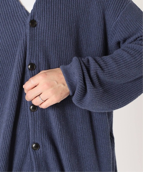 417 EDIFICE（フォーワンセブンエディフィス）の「◆コットンカシミヤ アゼ カーディガン（カーディガン/ボレロ・メンズ・グレー/グレー系その他/ブルー/オレンジ/ホワイト・SMALL/MEDIUM/LARGE）」の10枚目の写真