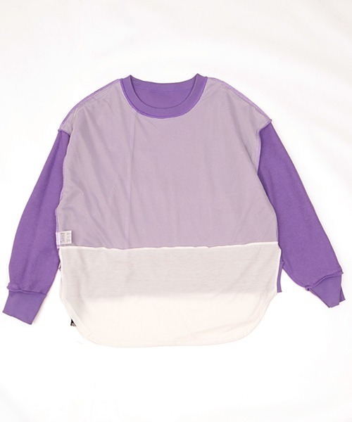 チチカカ（チチカカ）の「吸汗速乾裏毛コンビプルオーバー（スウェット・レディース・チャコールグレー/パープル/カーキ・FREE）」の20枚目の写真