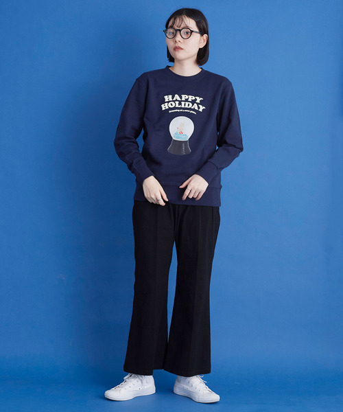 I am I in fact...（アイアムアイインファクト）の「SNOWDOME MUSEUM プリント スウェット（Tシャツ/カットソー