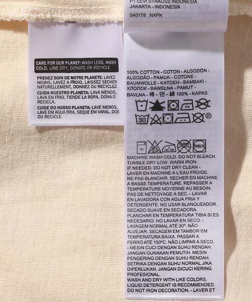 Levi's（リーバイス）の「Levi's(R) RED ロングスリーブ Tシャツ ECRU（Tシャツ/カットソー・メンズ・マルチ・S/L/M/XL）」の16枚目の写真