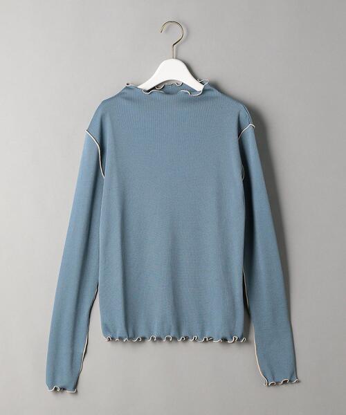 BEAUTY&YOUTH UNITED ARROWS(ビューティーアンドユースユナイテッドアローズ)の「BY ミドルネック メローステッチ カットソー ∴◆(Tシャツ/カットソー・レディース・ブラック/ナチュラル/ライトブルー・FREE)」の14枚目の写真