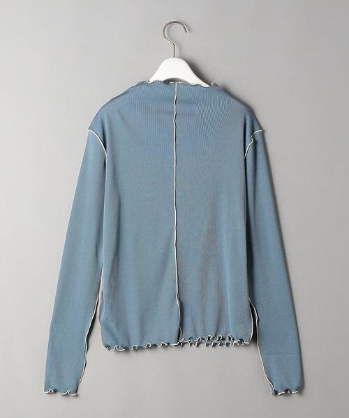 BEAUTY&YOUTH UNITED ARROWS(ビューティーアンドユースユナイテッドアローズ)の「BY ミドルネック メローステッチ カットソー ∴◆(Tシャツ/カットソー・レディース・ブラック/ナチュラル/ライトブルー・FREE)」の15枚目の写真