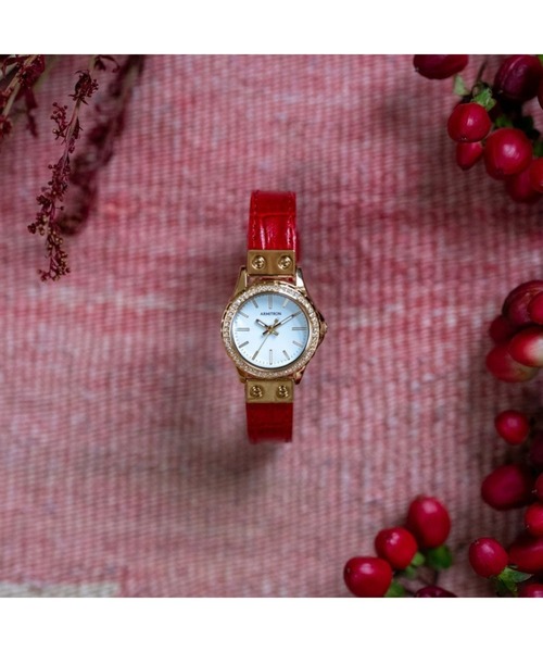 ARMITRON NEWYORK（アーミトロンニューヨーク）の「ARMITRON レディースドレスウォッチ（アナログ腕時計・レディース・ブルー/グリーン/レッド・FREE）」の6枚目の写真