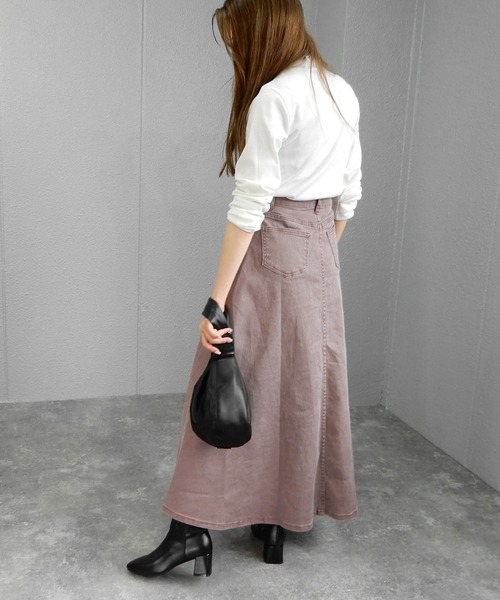 minia（ミニア）の「ヒールロングブーツ　◆（ブーツ・レディース・ブラック/ブラウン/グレイッシュベージュ・LL/S/M/L）」の12枚目の写真