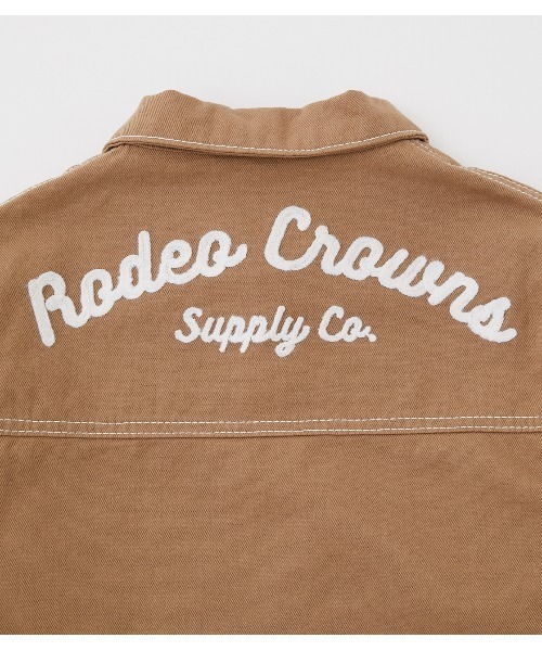 RODEO CROWNS WIDE BOWL（ロデオクラウンズワイドボウル）の「キッズルーズカバーオール（カバーオール・キッズ・ベージュ/ブルー・2/1）」の13枚目の写真