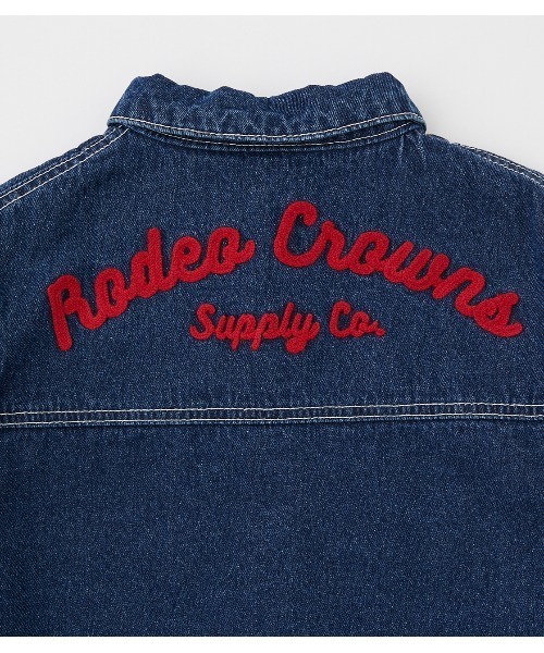RODEO CROWNS WIDE BOWL（ロデオクラウンズワイドボウル）の「キッズルーズカバーオール（カバーオール・キッズ・ベージュ/ブルー・2/1）」の22枚目の写真