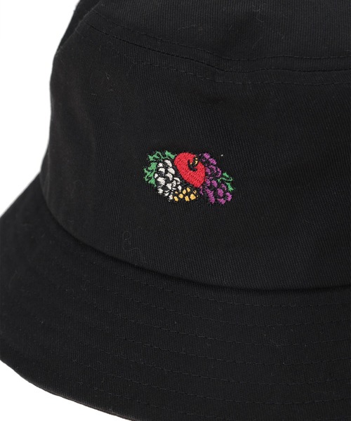 fifth（フィフス）の「【FRUIT OF THE LOOM】ロゴバケットハット（キャップ・レディース・ブラック/ベージュ/パープル・FREE）」の7枚目の写真