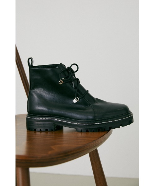BLACK BY MOUSSY（ブラックバイマウジー）の「lace-up boots（レースアップシューズ）（ブーツ・レディース・ブラック・38/36/37）」の11枚目の写真