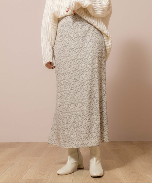 flower（フラワー）の「タイニーブルームスカート（スカート・レディース・ブラック/ベージュ・FREE）」の12枚目の写真