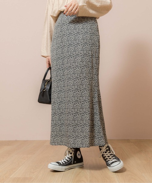 flower（フラワー）の「タイニーブルームスカート（スカート・レディース・ブラック/ベージュ・FREE）」の18枚目の写真