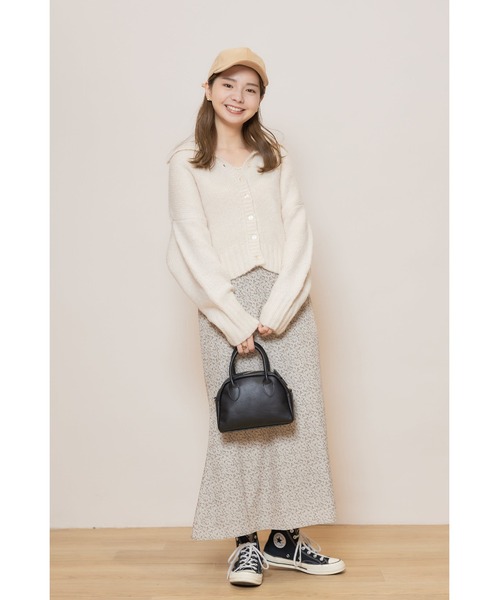 flower（フラワー）の「タイニーブルームスカート（スカート・レディース・ブラック/ベージュ・FREE）」の21枚目の写真