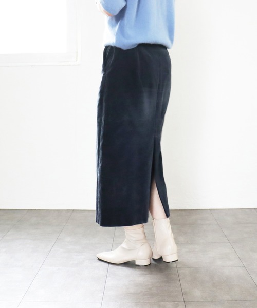 grandfleur（グランドフルール）の「【S～3L】ポインテッドトゥローヒールストレッチ ショートブーツ（ブーツ・レディース・ブラック/ダークブラウン/アイボリー/ベージュ系その他・LL/3L/S/M/L）」の15枚目の写真