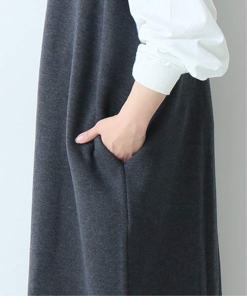 journal standard luxeミラノリブVネックワンピース　wool JOURNAL STANDARD LUXE（ジャーナルスタンダード ラックス）の「CASH
