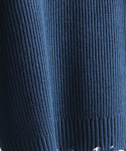 Confirm(コンファーム)の「Confirm / コンファーム ダメージルーズタートルニット(ニット/セーター・メンズ・ブラック/ブルー/レッド・M/L)」の14枚目の写真