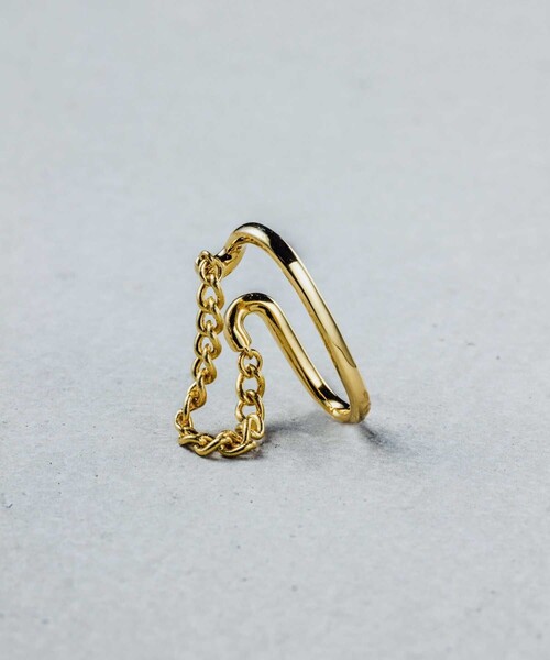 and cloud(アンドクラウド)の「Layered Cuff Cable Chain(イヤーカフ・レディース・シルバー/イエローゴールド・FREE)」の11枚目の写真