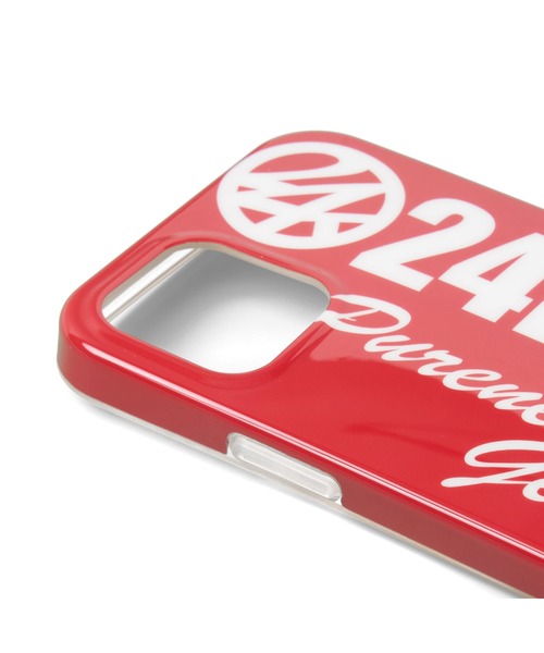24karats（トゥウェンティーフォーカラッツ）の「Bold Logo iPhone Case 12/12Pro（スマホケース/カバー・メンズ・レッド/ベージュ/ブラック・FREE）」の4枚目の写真