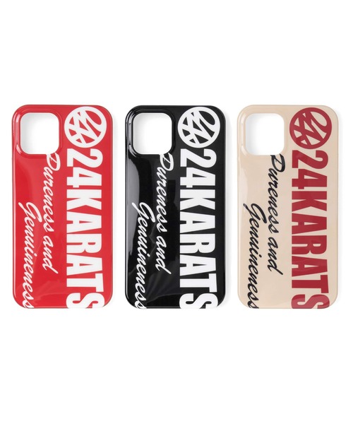 24karats（トゥウェンティーフォーカラッツ）の「Bold Logo iPhone Case 12/12Pro（スマホケース/カバー・メンズ・レッド/ベージュ/ブラック・FREE）」の8枚目の写真