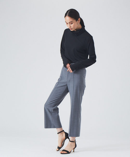 qualite（カリテ）の「シアタートルカットソー（Tシャツ/カットソー・レディース・オフホワイト/ベージュ/ブラック・フリー）」の7枚目の写真