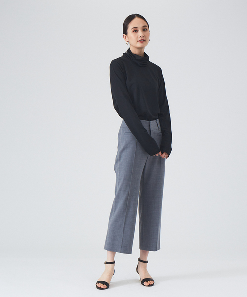 qualite（カリテ）の「シアタートルカットソー（Tシャツ/カットソー・レディース・オフホワイト/ベージュ/ブラック・フリー）」の8枚目の写真