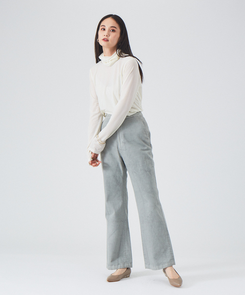 qualite（カリテ）の「シアタートルカットソー（Tシャツ/カットソー・レディース・オフホワイト/ベージュ/ブラック・フリー）」の14枚目の写真