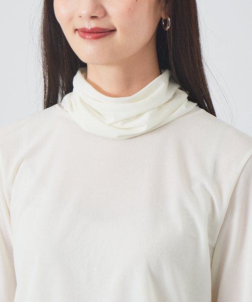 qualite（カリテ）の「シアタートルカットソー（Tシャツ/カットソー・レディース・オフホワイト/ベージュ/ブラック・フリー）」の18枚目の写真