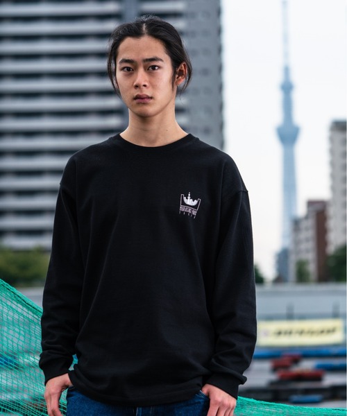 ムラサキスポーツ限定 ムラサキスポーツ ムラサキ東京パークアパレル ヘビーオンスオーバーサイズロンt Desi Ltd Park ロンt Tシャツ カットソー ムラサキスポーツ ムラサキスポーツ のファッション通販 Zozotown