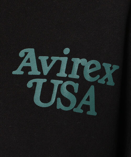 AVIREX(アヴィレックス)の「【直営店限定/Women's】 AVIREX USA 1975 SWEAT/ アヴィレックスUSA 1975 スウェット(Tシャツ/カットソー・レディース・ブラック/ホワイト・FREE)」の10枚目の写真