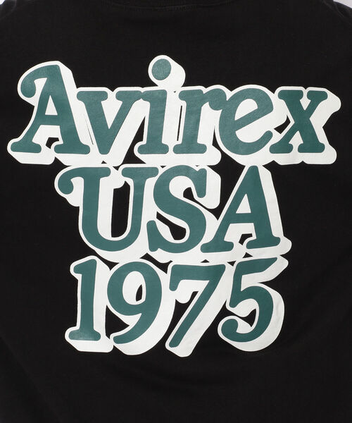 AVIREX(アヴィレックス)の「【直営店限定/Women's】 AVIREX USA 1975 SWEAT/ アヴィレックスUSA 1975 スウェット(Tシャツ/カットソー・レディース・ブラック/ホワイト・FREE)」の11枚目の写真