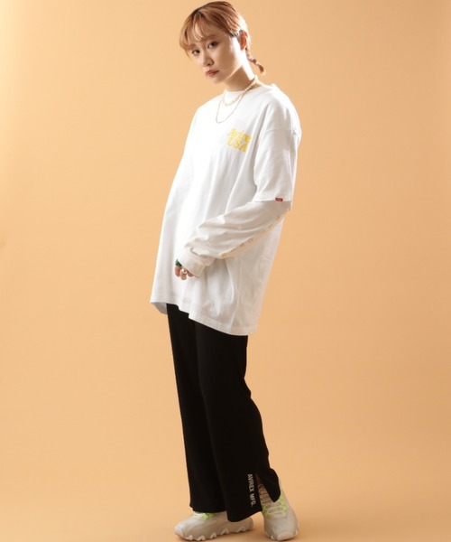 AVIREX(アヴィレックス)の「【直営店限定/Women's】 AVIREX USA 1975 SWEAT/ アヴィレックスUSA 1975 スウェット(Tシャツ/カットソー・レディース・ブラック/ホワイト・FREE)」の6枚目の写真